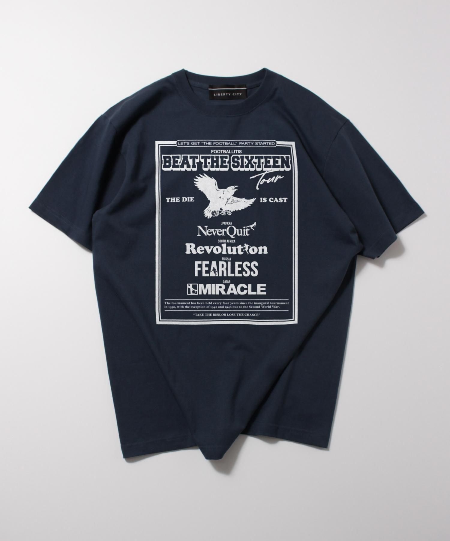 FOOTBALLITIS】 [BEAT THE SIXTEEN TOUR] Tシャツ - リバティー