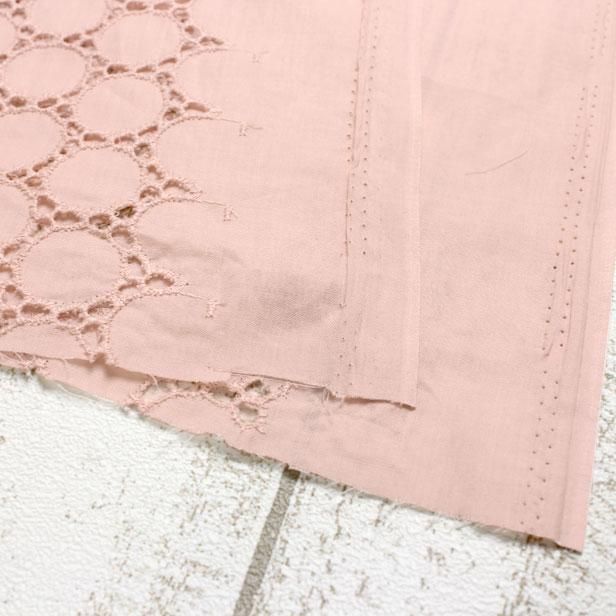 生地 布｜新色追加】60ローン カットワークサークルレース おしゃれな