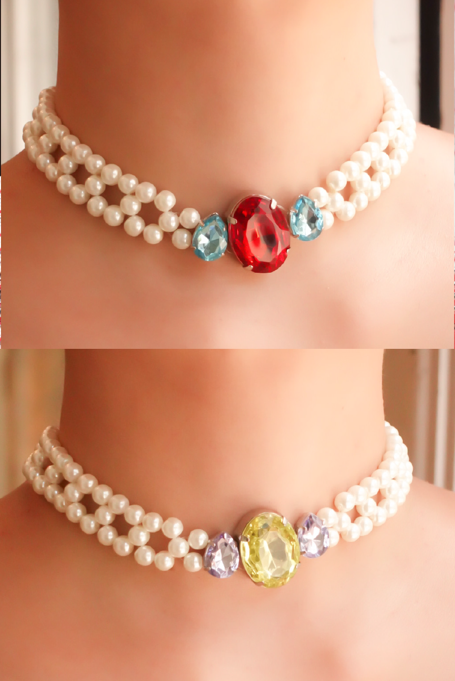 ڡ50OFFJewel Necklace (Pearl)