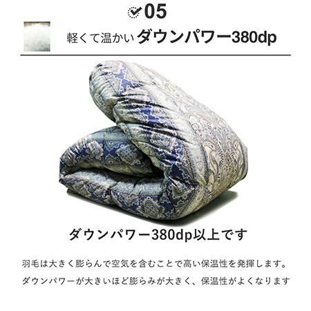 織元♪フランスランデス産ダックダウン90%高級羽毛布団シングル