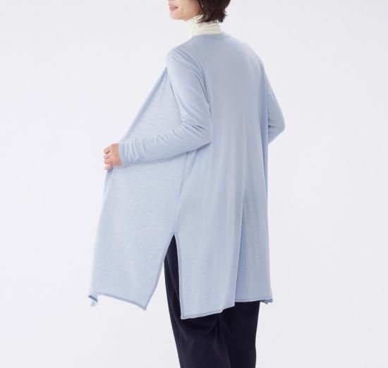 未使用級 elyts エリッツ ロングカーディガン F　グレー 未使用級 elyts エリッツ ロングカーディガン F グレー