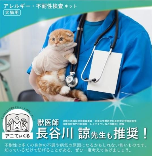アレミッケアレルギー検査キット,1匹分 - 犬猫用体毛アレルギー アレミッケアレルギー検査キット,1匹分 - 犬猫用体毛アレルギー