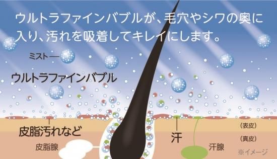 肌・新感覚のシャワーヘッド型の美顔器のミラブルプラス 肌・新感覚のシャワーヘッド型の美顔器のミラブルプラス
