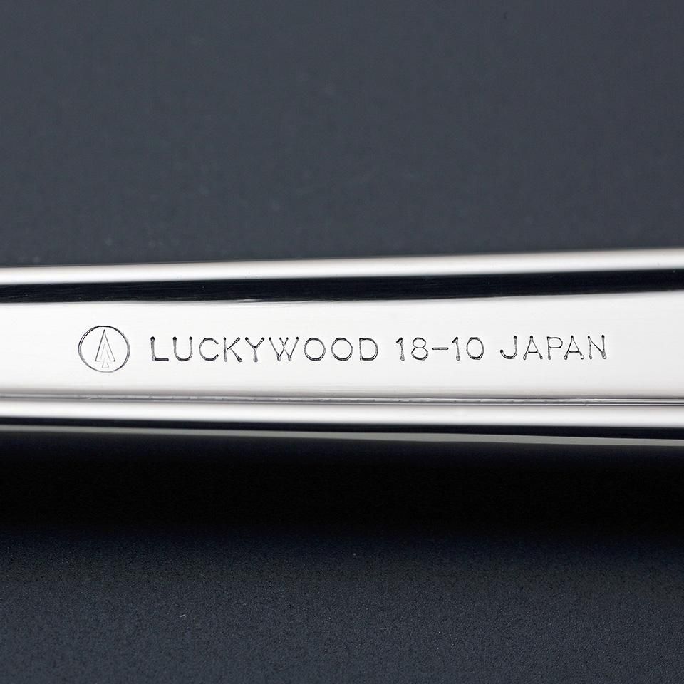 グレープフルーツスプーン ラッキーウッド エメラルド・金彩 グレープフルーツスプーン ラッキーウッド エメラルド・金彩