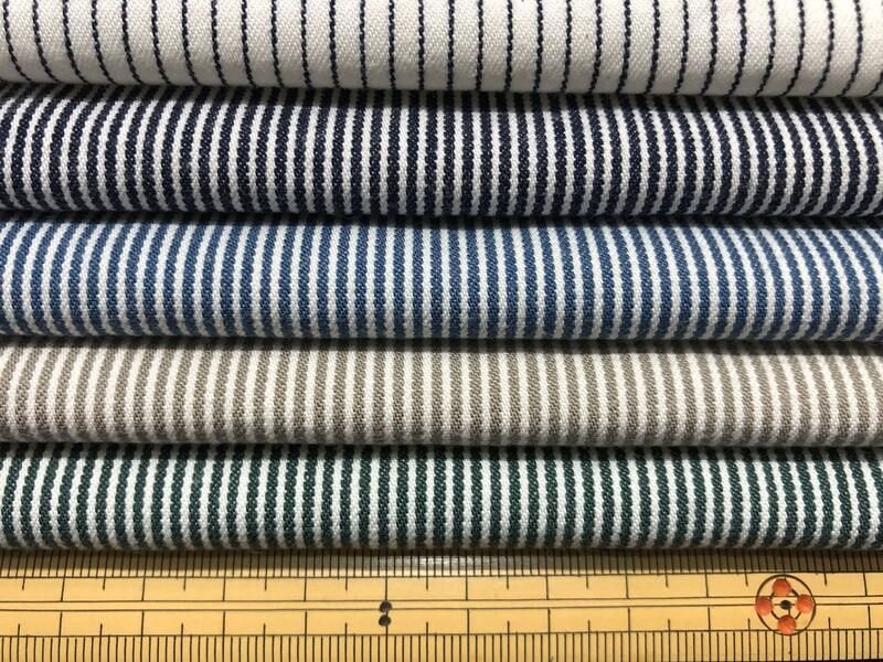 柔らかなヒッコリーストライプ | CLT324 - mulberry fabric