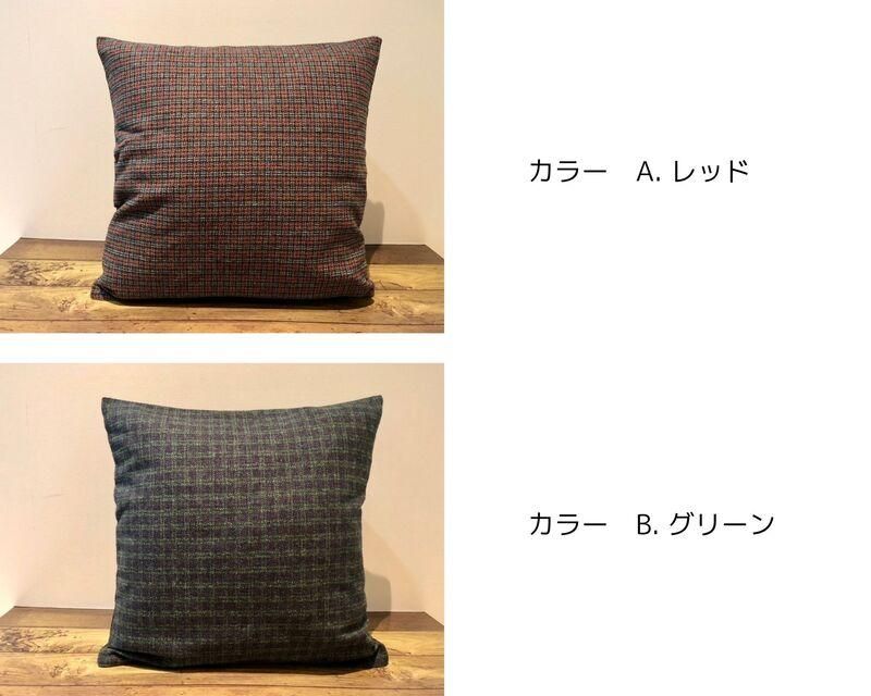 コットンツイードクッションカバー | mulberry marche - mulberry