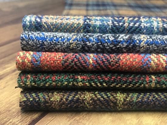 ちくちくしないコットンツイード | レトロチェック - mulberry fabric