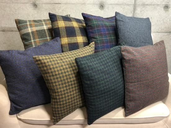 コットンツイードクッションカバー | mulberry marche - mulberry