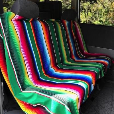 メキシコサラペ】メキシコ製ラグマットLサイズ(エスニック