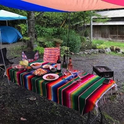 メキシコサラペ】メキシコ製ラグマットLサイズ(エスニック