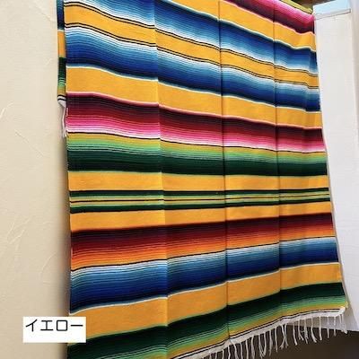 メキシコ製ラグマット メキシコサラペ】メキシコ製ラグマットLサイズ(エスニック