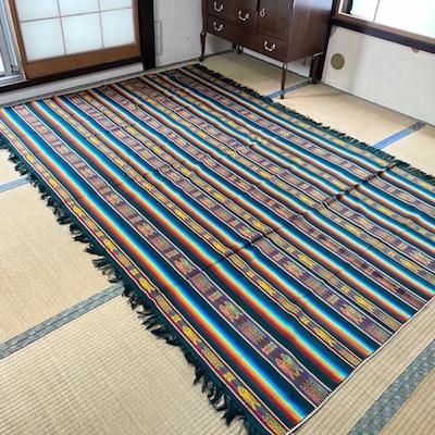 エスニックラグ】エクアドル 民族高級布 Lサイズ (ファブリック