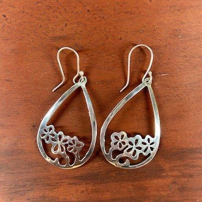 メキシコシルバー　ピアス メキシカンシルバー）ピアス 二羽の鳥（シルバー925