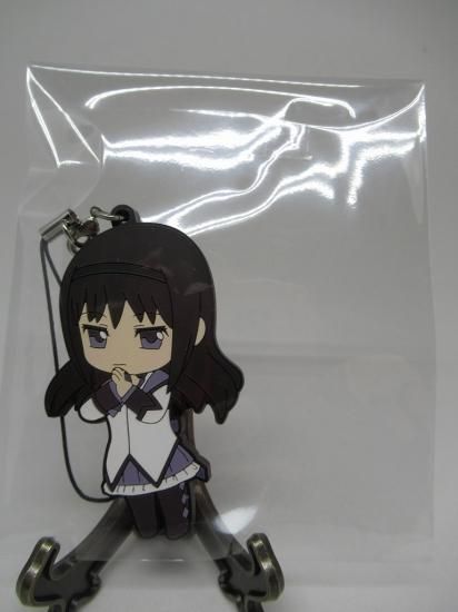 ホビー通販 魔法少女まどか マギカ まどまぎ ローソン限定ラバーストラップ 暁美ほむらver