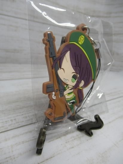 ホビー通販 ラバーストラップ ライフルベレー帽キャラver ホビー通販 ラバーストラップ ライフルベレー帽キャラver