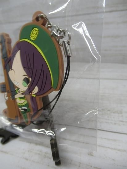 ホビー通販 ラバーストラップ ライフルベレー帽キャラver ホビー通販 ラバーストラップ ライフルベレー帽キャラver