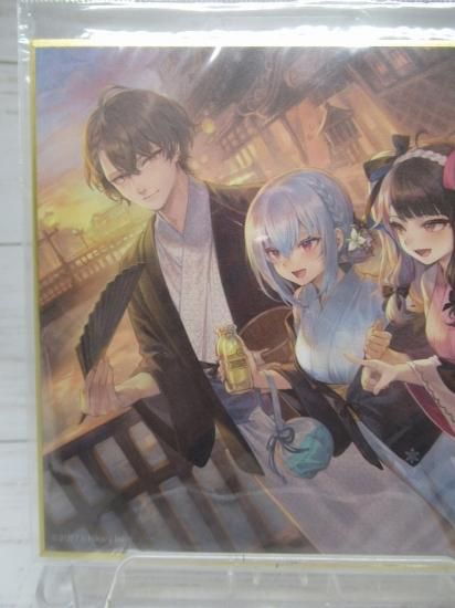 ホビー通販】にじさんじ DMMスクラッチ テーマは温泉 ミニ色紙