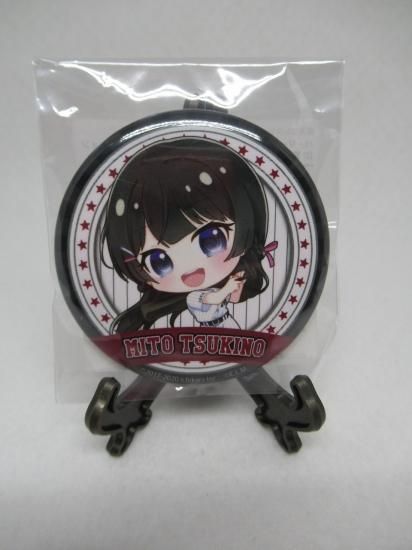 【ホビー通販】にじさんじ プロ野球コラボレーション缶バッジ 月ノ美兎(SD) 千葉ロッテマリーンズver