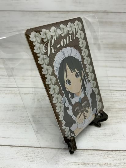 けいおん　秋山澪　メイド喫茶　メタルカード　等 けいおん 秋山澪 メイド喫茶 メタルカード 等 秋山澪」検索結果