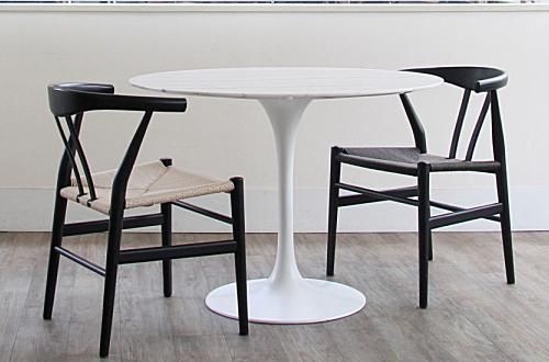 リボーンチェア | ビーチ ブラック塗装 ・ペーパーコード