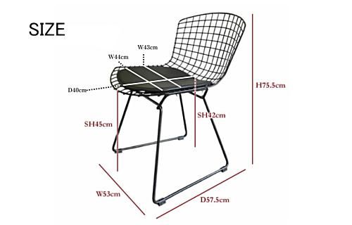 Amazon｜Wire Chair/ワイヤー チェア ハリー ベルトイア