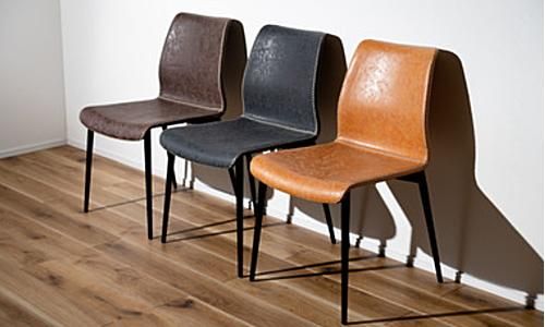 ソフトレザーダイニングチェア | PC-256CA/キャメル - デザイナーズ