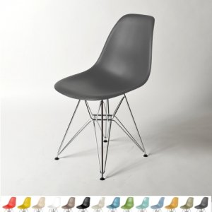 【イームズ】DSRサイドシェルチェア/ミッドセンチュリーの名作PP樹脂製の椅子[リプロダクト家具]