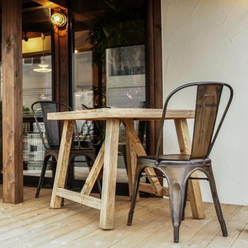 グザビエ・ポシャール A-CHAIRマリーンチェア | コーヒー色・ダメージ