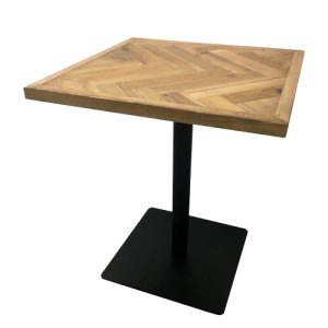 KOZAIカフェテーブル ヘリンボーンW60cm