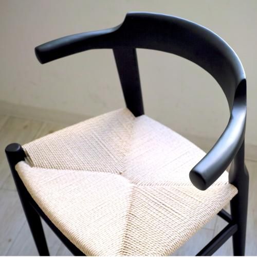 PP68 アームチェア｜ウェグナー名作 ブラック 北欧デザイン×快適座り