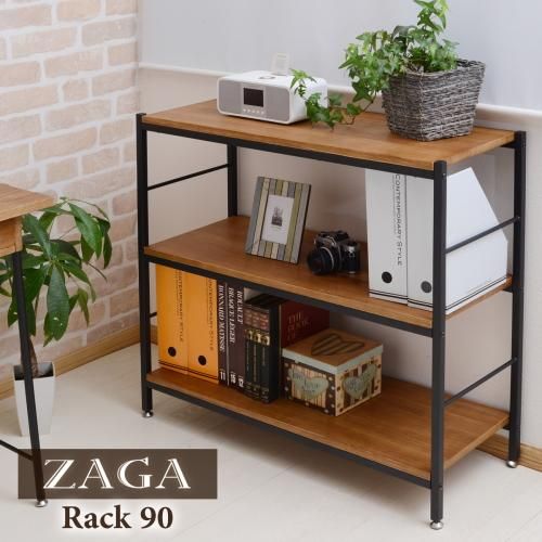 ZAGA3段ラック幅90|デザイナーズ家具カグコレクション