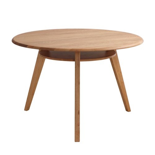 シンプルデザイン シーナ110cm円形ダイニングテーブル/ナチュラル