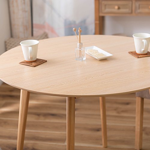 コンパクトラウンドテーブル 90cm/ナチュラル|デザイナーズ家具カグ ...