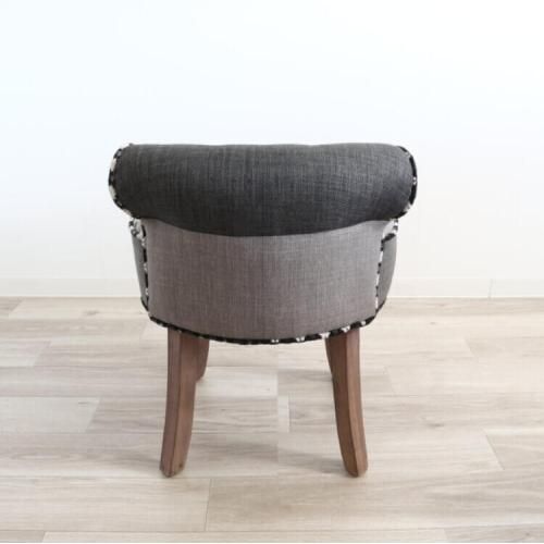 スツール パッチワーク ファブリック 椅子 チェア おしゃれ ダークグレー スツール パッチワーク ファブリック 椅子 チェア おしゃれ ダークグレー