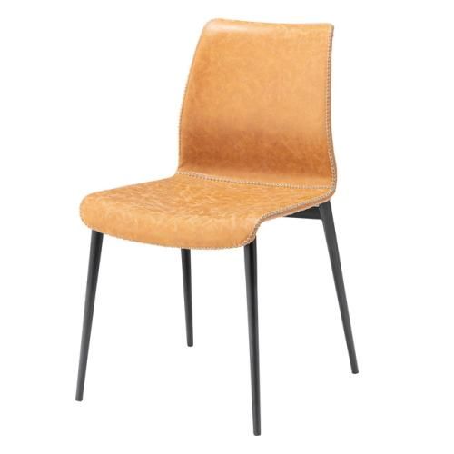 ソフトレザーダイニングチェア | PC-256CA/キャメル