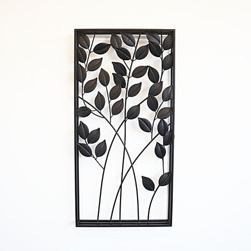 アイアンウォールアートパネル リーフ/ゴールド｜デザイナーズ家具カグ