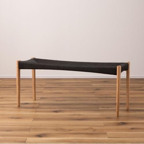 ブラック ペーパーコード ベンチ chair-03037 ブラック ペーパーコード ベンチ | ART OF BLACK