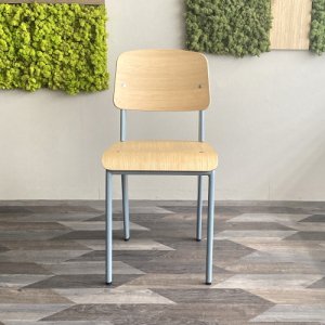 Standard Chair / スタンダード チェア オーク突板/グレー色[リプロダクト家具]