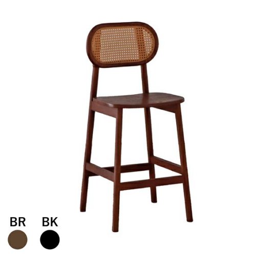COTTI bar chair/コッティバーチェア/ブラウン・ブラックの商品画像｜カグコレクション