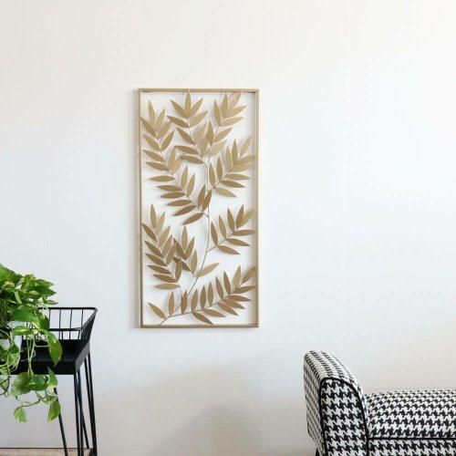 アイアンウォールアートパネル「カラーリーフ」壁飾り（595） アイアンウォールアートパネル/ 3カラーリーフ | おしゃれな壁