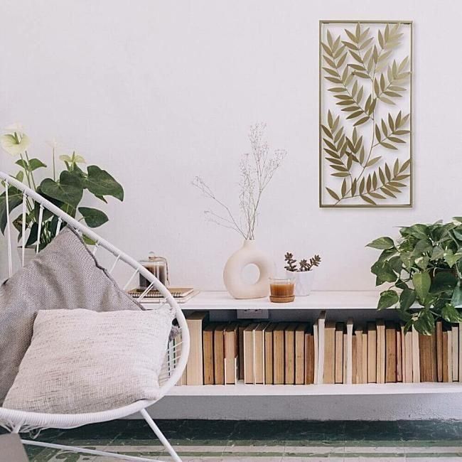 アイアンウォールアートパネル「カラーリーフ」壁飾り（595） アイアンウォールアートパネル「カラーリーフ」壁飾り（595