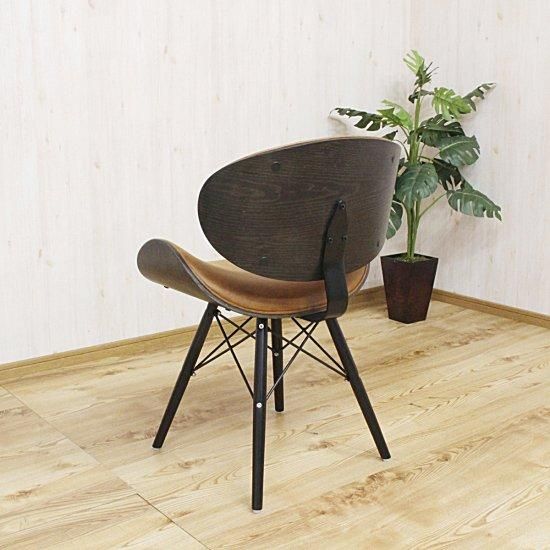 ダイニングチェア　椅子　ミッドセンチュリー ミッドセンチュリーな雰囲気のダイニングチェア｜ソフトレザーと