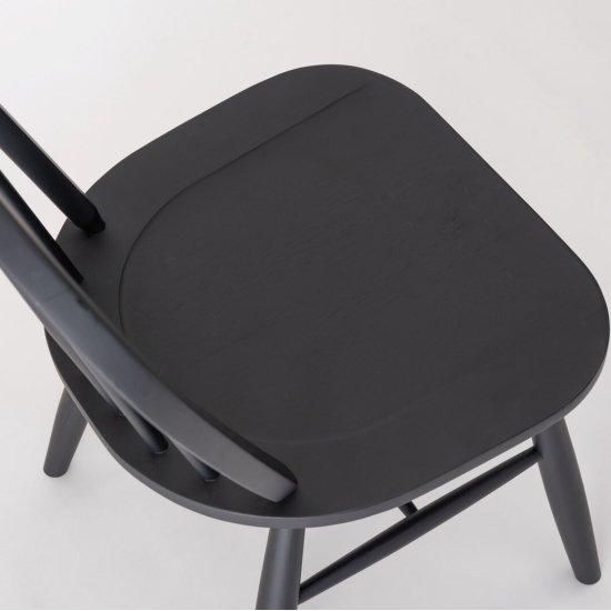 ダイニングチェア　THYME　黒 クラッシュゲート/CRASH GATE フィズ ダイニングチェア ブラック