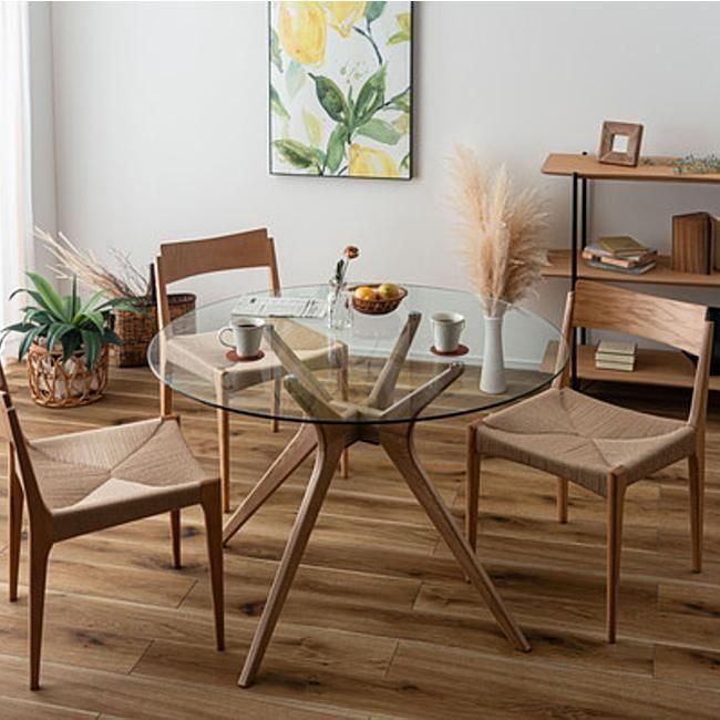 サクSATURN ガラステーブル コンチネンタルファニチャー サターン ガラステーブル IDC大塚家具取扱