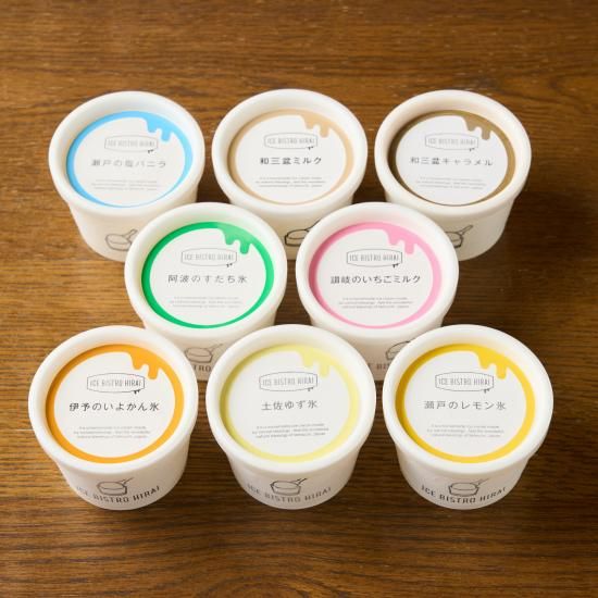 4】カップアイス 8個セット - 仏生山の森 おいしいファクトリー