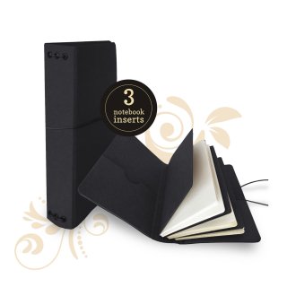 G45 Travel Album with Notebook Set Black