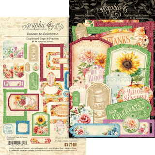 Season to Celebrate Chipboard Tags & Frames