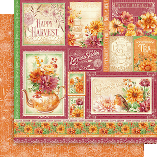 Season to CelebrateAutumn Cut-Apart 1212 Paper