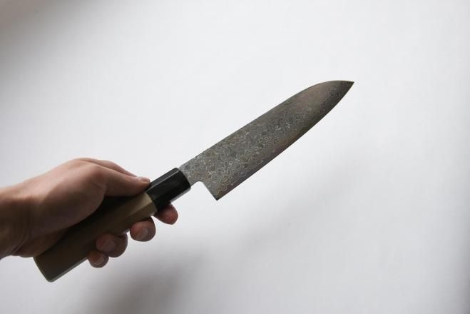 三寿ゞ刃物製作所 積層の包丁 和三徳包丁　定価16720円 三寿ゞ刃物製作所 積層の包丁 - hyogo craft online store