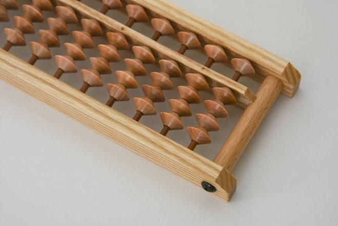 高級木製ソロバン・マルエム印・播州ソロバン・伝統工芸品